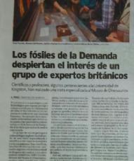 The fossils of the Sierra de la Demanda arouse the interest of a group of British experts