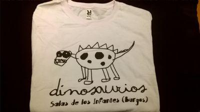 Camiseta dinosaurios Salas blanca