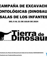 CONVOCATORIA DE EXCAVACIONES PALEONTOLGICAS (DINOSAURIOS) SALAS DE LOS INFANTES (BURGOS)  XXI CAMPAA  JULIO DE 2024