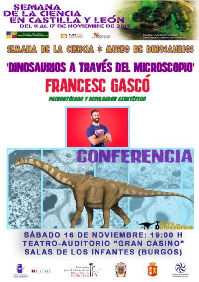 La semana de la Ciencia Semana de la Ciencia 2019 - Museo de Dinosaurios |  dinosaurios,paleontologia,salas de los infantes, burgos, españa, museo |  Fundación Dinosaurios Castilla y León
