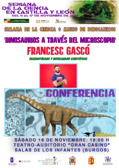 La semana de la Ciencia Semana de la Ciencia 2019 - Museo de Dinosaurios | dinosaurios,paleontologia,salas de los infantes, burgos, españa, museo | Fundación Dinosaurios Castilla y León La semana de la Ciencia Semana de la Ciencia 2019 - Museo de Dinosaurios | dinosaurios,paleontologia,salas de los infantes, burgos, españa, museo | Fundación Dinosaurios Castilla y León