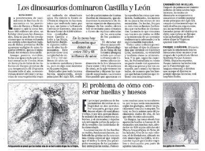 FOTOLos dinosaurios dominaron Castilla y León
