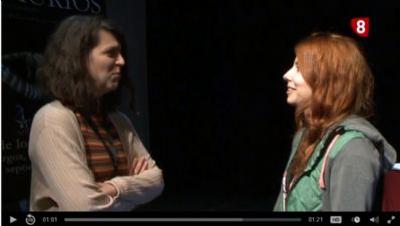 FOTO:Verónica Díez and Elena Cuesta at the IX Conference FOTOVerónica Díez and Elena Cuesta at the IX Conference