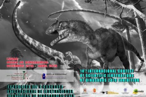 Exposición de las obras seleccionadas del X Concurso Internacional de Ilustraciones Científicas de Dinosaurios 2018