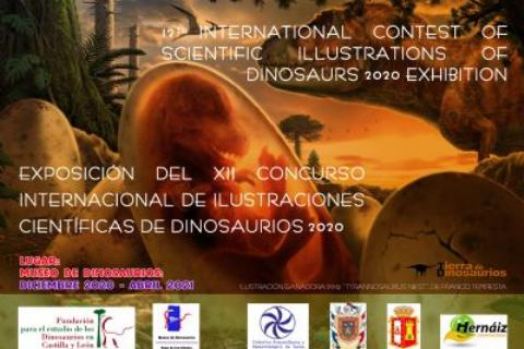Exposición de las obras seleccionadas del XII Concurso Internacional de Ilustraciones Científicas de Dinosaurios 2020
