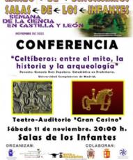 Conferencia: Celtiberos: entre el mito, la historia y la arqueología. Ponente: Gonzalo Ruiz Zapatero